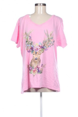 Damski T-shirt Unbranded, Rozmiar XXL, Kolor Różowy, Cena 37,99 zł