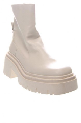Botine de damă Zara, Mărime 40, Culoare Ecru, Preț 251,87 Lei