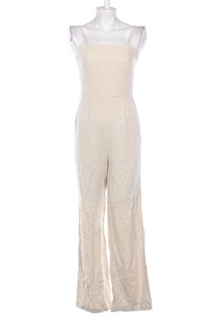 Langer Damen-Overall Stradivarius, Größe S, Farbe Ecru, Preis 21,99 €