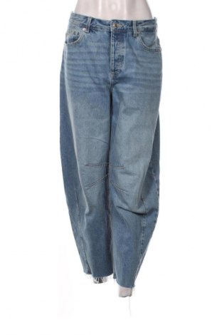 Blugi de femei Bershka, Mărime S, Culoare Albastru, Preț 156,99 Lei