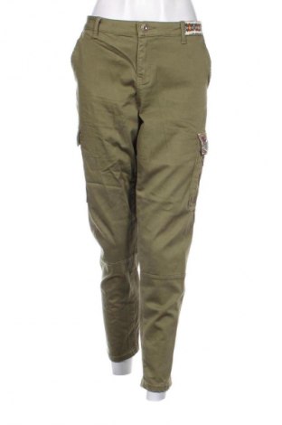Blugi de femei Desigual, Mărime XL, Culoare Verde, Preț 203,71 Lei