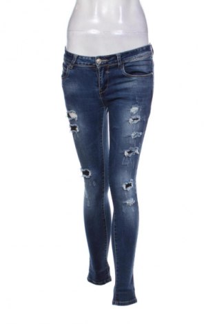 Дамски дънки Fashion Jeans, Размер M, Цвят Син, Цена 29,00 лв.