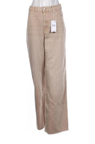 Blugi de femei Mango, Mărime XL, Culoare Bej, Preț 188,99 Lei