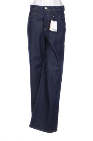 Női farmernadrág Pieces, Méret L, Szín Zöld, Ár 20 769 Ft