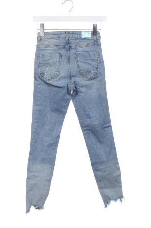 Дамски дънки Zara, Размер XXS, Цвят Син, Цена 24,99 лв.