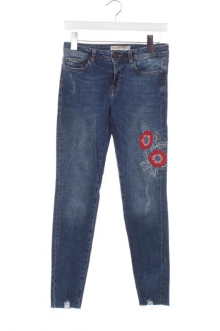 Blugi de femei Zara, Mărime XS, Culoare Albastru, Preț 73,00 Lei