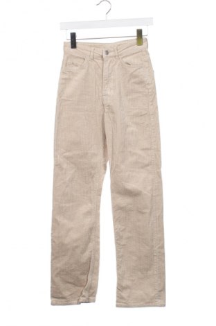 Damen Cordhose Weekday, Größe XS, Farbe Ecru, Preis € 17,99