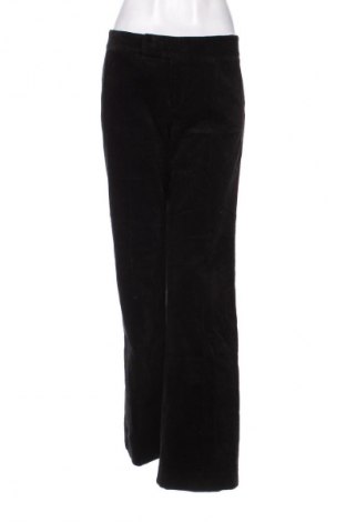 Pantaloni de velvet de femei Zara, Mărime L, Culoare Negru, Preț 73,36 Lei