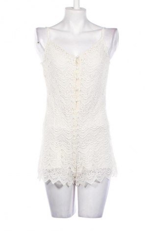 Dámská krátka kombinéza  Bershka, Veľkosť S, Farba Biela, Cena  13,95 €