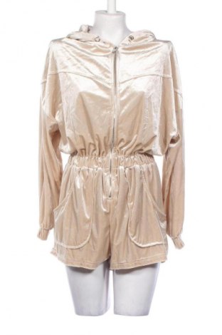 Salopetă scurtă de damă Bershka, Mărime S, Culoare Bej, Preț 128,99 Lei