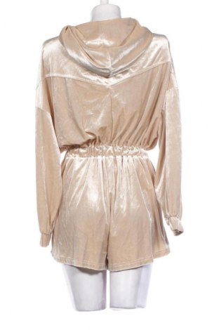 Salopetă scurtă de damă Bershka, Mărime S, Culoare Bej, Preț 128,99 Lei