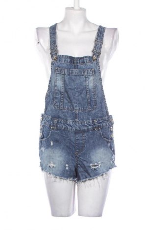 Női rövid overál Denim&Co., Méret M, Szín Kék, Ár 7 489 Ft