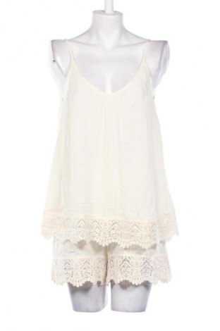 Kurzer Damenoverall H&M, Größe M, Farbe Ecru, Preis 26,99 €