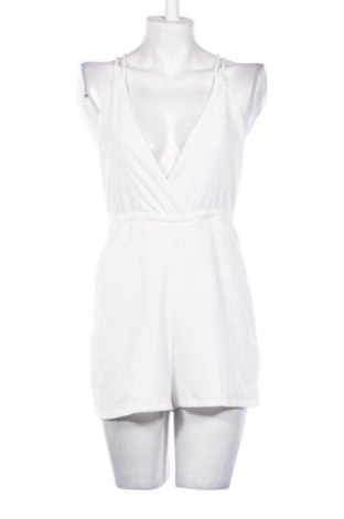 Női rövid overál Pull&Bear, Méret M, Szín Fehér, Ár 10 569 Ft