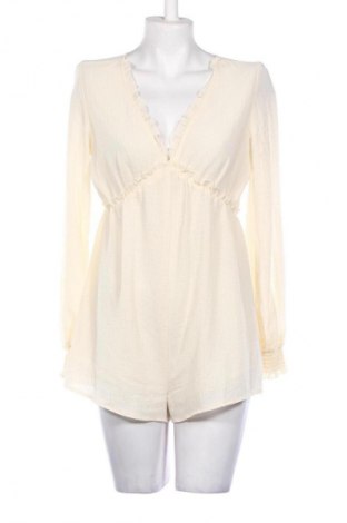 Salopetă scurtă de damă Unbranded, Mărime M, Culoare Ecru, Preț 127,99 Lei