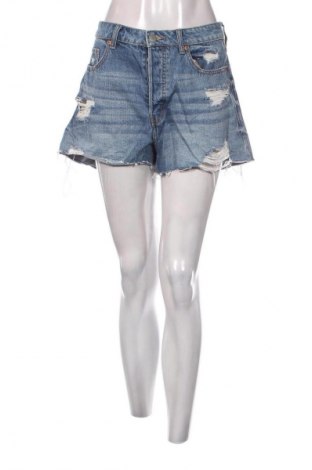 Pantaloni scurți de femei H&M, Mărime XL, Culoare Albastru, Preț 64,99 Lei