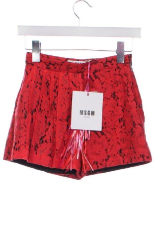 Дамски къс панталон MSGM, Размер XS, Цвят Червен, Цена 398,00 лв.