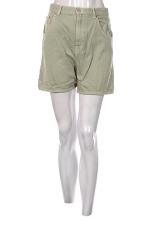 Pantaloni scurți de femei Pull&Bear, Mărime S, Culoare Verde, Preț 64,99 Lei