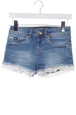 Дамски къс панталон Superdry, Размер S, Цвят Син, Цена 31,99 лв.