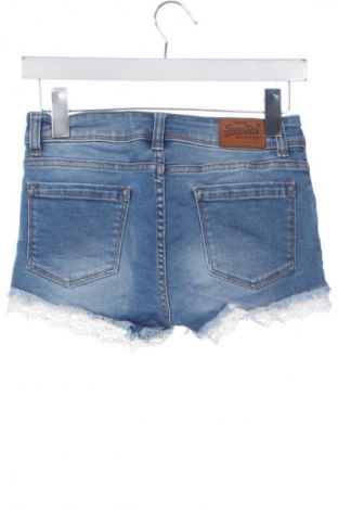 Дамски къс панталон Superdry, Размер S, Цвят Син, Цена 31,99 лв.
