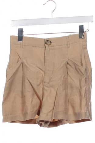 Pantaloni scurți de femei Zara, Mărime XS, Culoare Bej, Preț 35,99 Lei