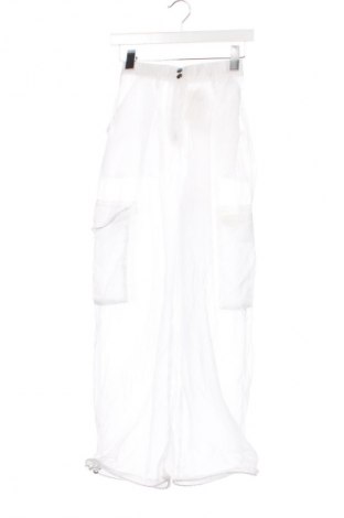 Damskie spodnie Bershka, Rozmiar XS, Kolor Biały, Cena 91,99 zł