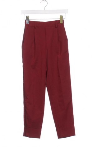 Damskie spodnie Bershka, Rozmiar XS, Kolor Czerwony, Cena 68,52 zł
