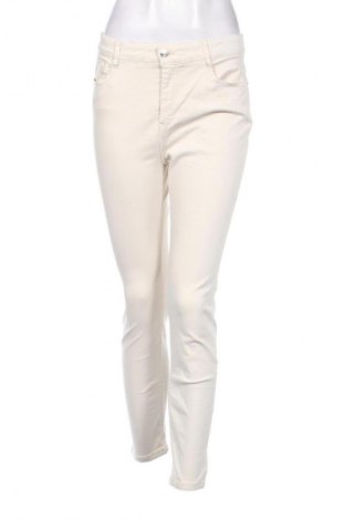 Pantaloni de femei Cortefiel, Mărime M, Culoare Ecru, Preț 111,39 Lei