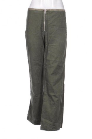 Pantaloni de femei Hennes, Mărime S, Culoare Verde, Preț 78,79 Lei