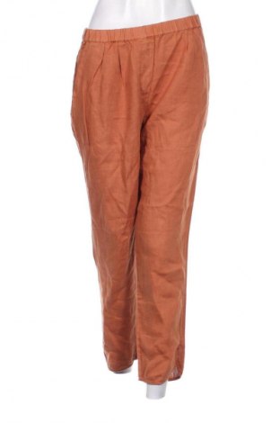 Pantaloni de femei Nice Things Paloma S., Mărime L, Culoare Portocaliu, Preț 168,45 Lei