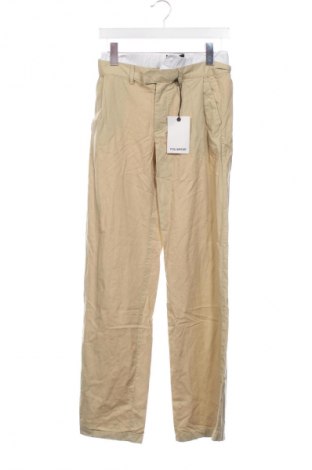 Дамски панталон Pull&Bear, Размер XS, Цвят Бежов, Цена 39,99 лв.