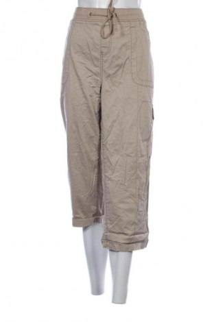 Pantaloni de femei Terra & Sky, Mărime 3XL, Culoare Bej, Preț 98,99 Lei
