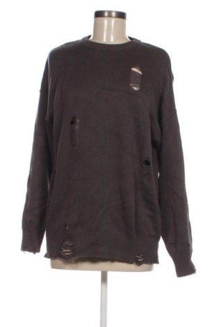 Pulover de femei Bershka, Mărime M, Culoare Gri, Preț 98,99 Lei