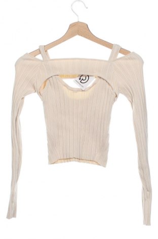 Damski sweter Bershka, Rozmiar L, Kolor Beżowy, Cena 49,99 zł