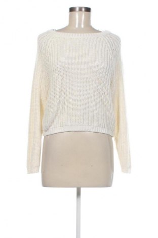 Дамски пуловер H&M Divided, Размер S, Цвят Екрю, Цена 19,99 лв.