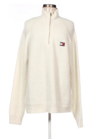 Дамски пуловер Tommy Jeans, Размер M, Цвят Екрю, Цена 162,99 лв.