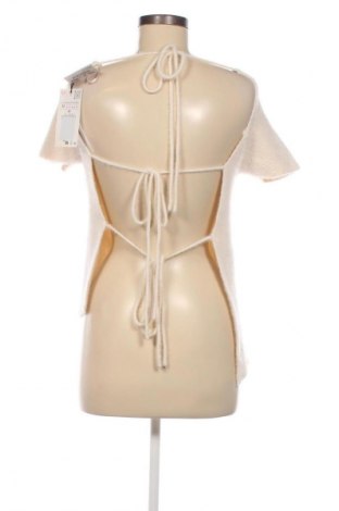 Pulover de femei Zara, Mărime M, Culoare Ecru, Preț 91,99 Lei