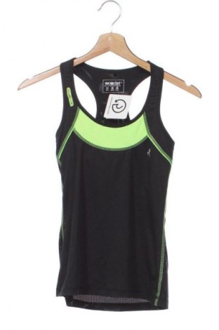 Damski sportowy top Work Out, Rozmiar XS, Kolor Czarny, Cena 20,99 zł