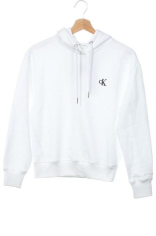 Γυναικείο φούτερ Calvin Klein Jeans, Μέγεθος XS, Χρώμα Λευκό, Τιμή 79,99 €