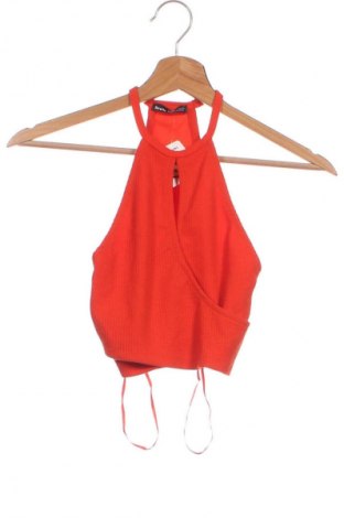 Top de femei Bershka, Mărime XS, Culoare Portocaliu, Preț 98,99 Lei