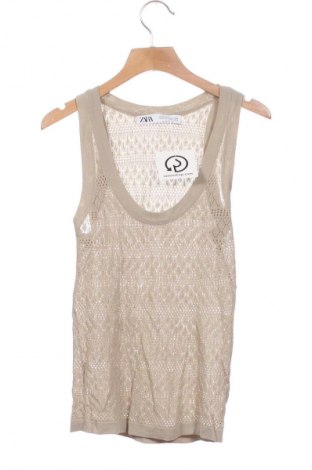 Damski top Zara, Rozmiar XS, Kolor Beżowy, Cena 42,41 zł
