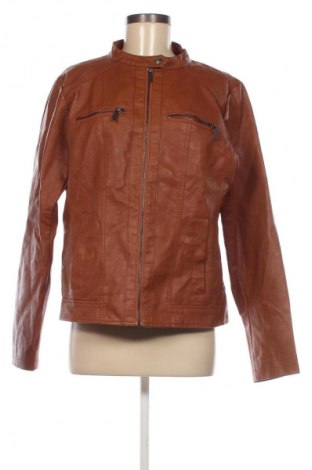 Damen Lederjacke Gina, Größe XL, Farbe Orange, Preis 34,99 €