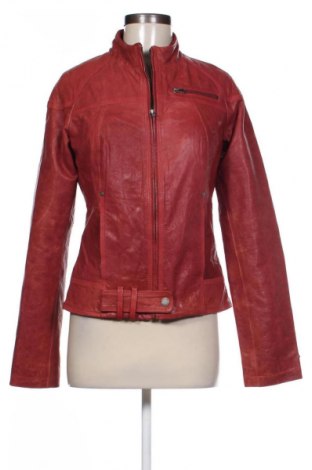 Női bőrdzseki Hilfiger Denim, Méret M, Szín Piros, Ár 77 794 Ft