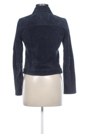 Damen Lederjacke Stradivarius, Größe M, Farbe Blau, Preis 44,05 €