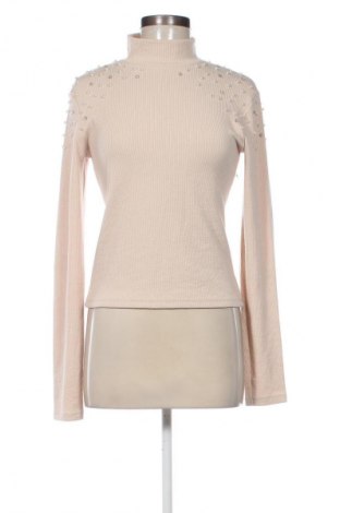 Helancă de femei Bershka, Mărime M, Culoare Bej, Preț 51,40 Lei