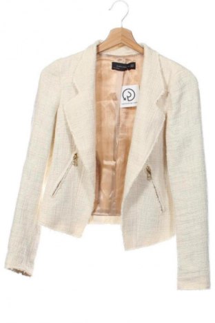 Sacou de femei Zara, Mărime XS, Culoare Ecru, Preț 189,93 Lei