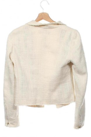 Sacou de femei Zara, Mărime XS, Culoare Ecru, Preț 189,93 Lei