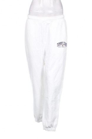 Pantaloni trening de femei Tommy Jeans, Mărime M, Culoare Alb, Preț 482,99 Lei