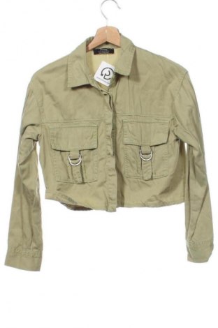 Geacă de femei Bershka, Mărime XS, Culoare Verde, Preț 100,99 Lei