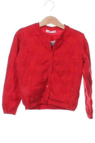 Kinder Strickjacke Sinsay, Größe 6-7y/ 122-128 cm, Farbe Rot, Preis 8,62 €